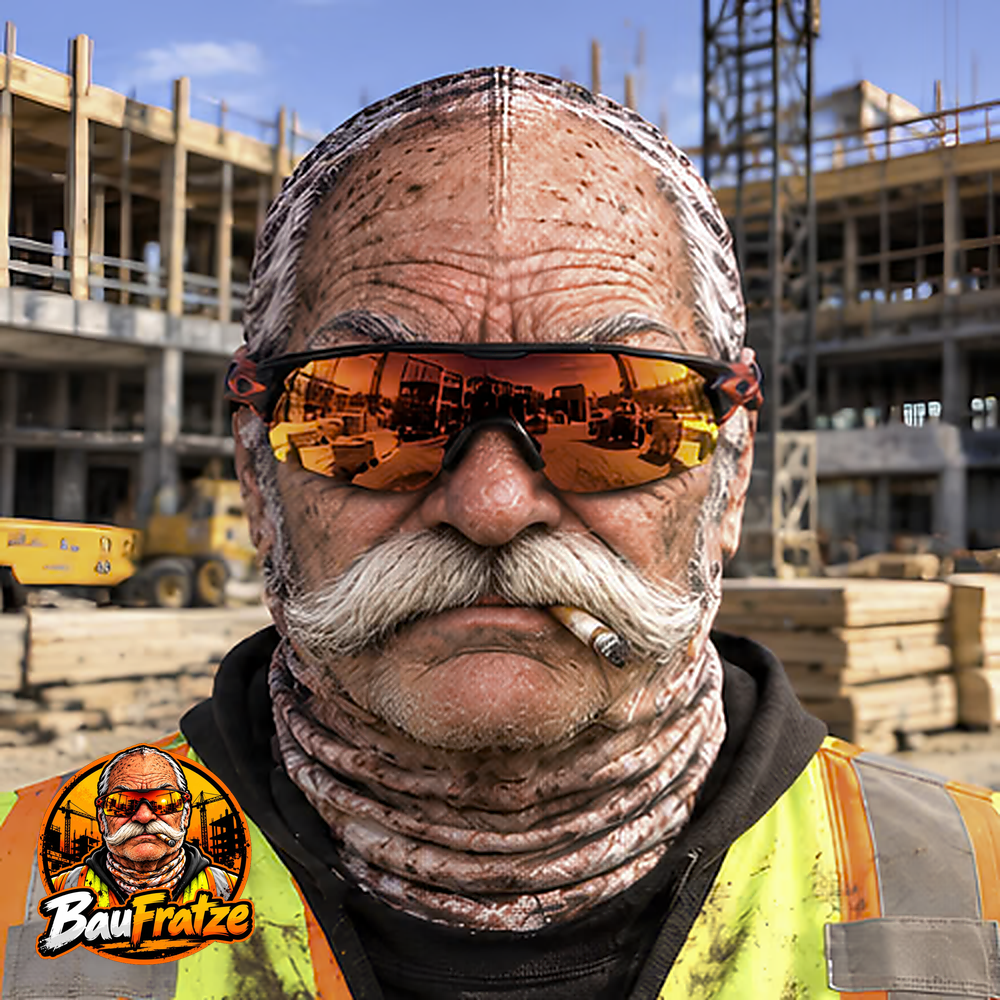 BauFratze - Lustige Bauarbeiter Masken Kollektion